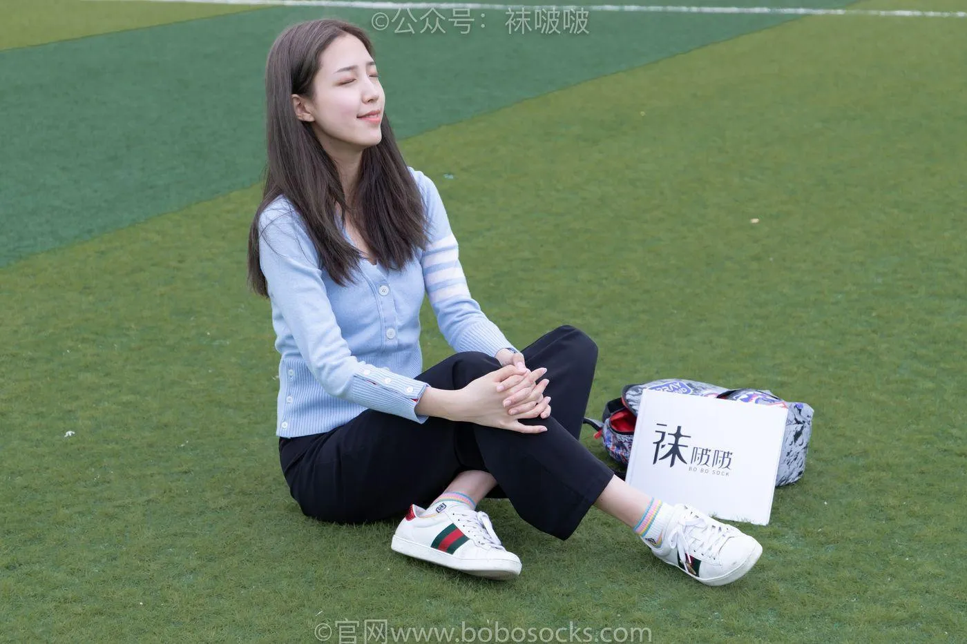 [BoBoSocks袜啵啵]NO.021 泡芙-板鞋、白棉袜、裸足 [131P]插图2